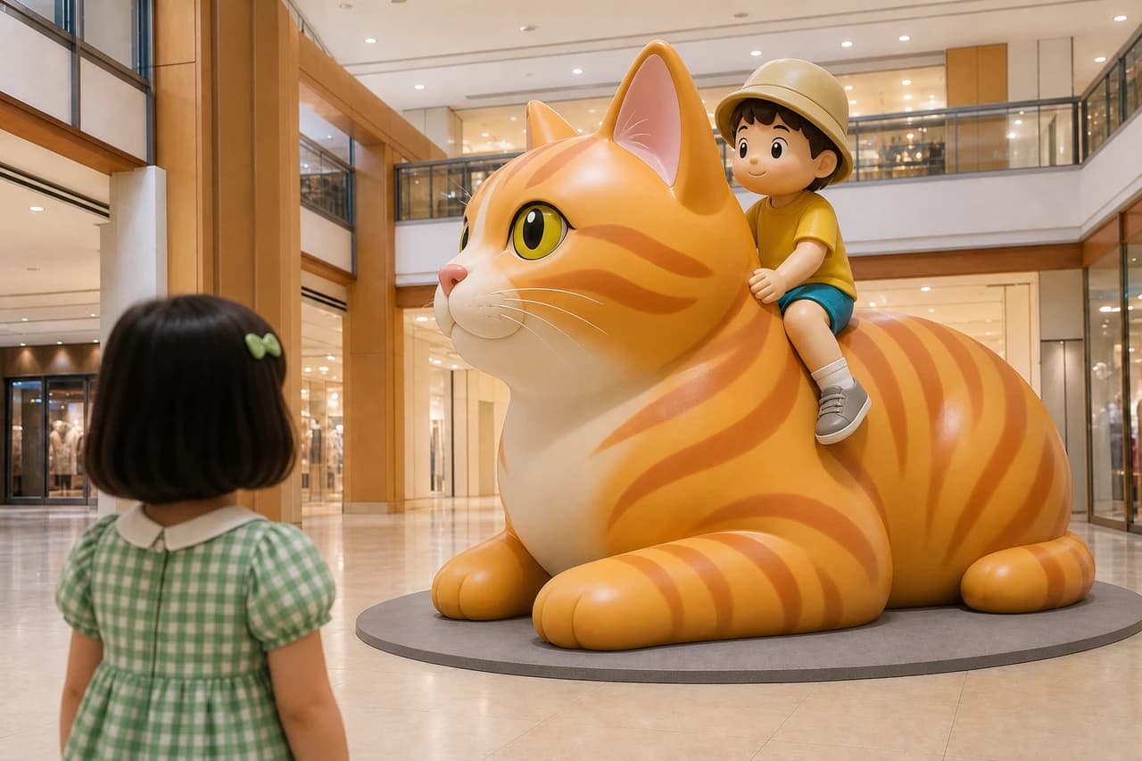 那天，Eleven 在商场遇见了一只巨猫