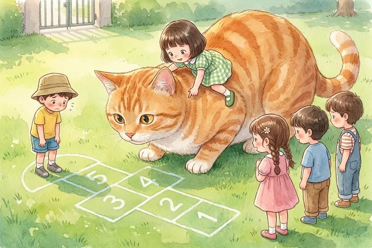 Eleven 和伙伴们跟随一只巨大的橘猫展开冒险